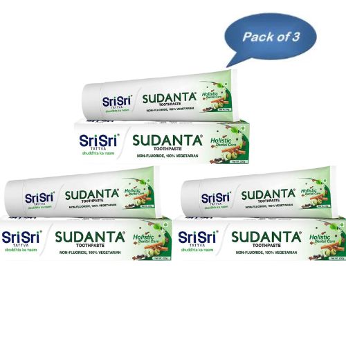 Sri Sri Tattva Sudanta Toothpaste 100 Gm (Pack Of 3)