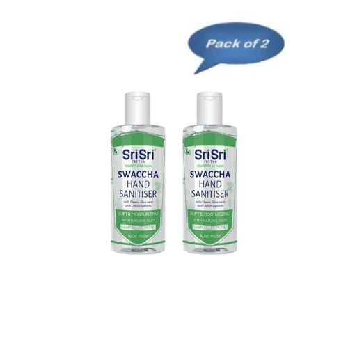 Sri Sri Tattva Swaccha Hand Sanitiser (Aloe Fresh) 200 Ml (Pack Of 2)