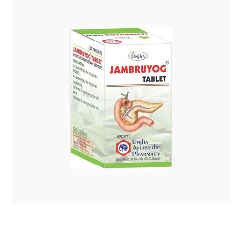 Unjha Ayurvedic Pharmacy Jambruyog 100 Tablets