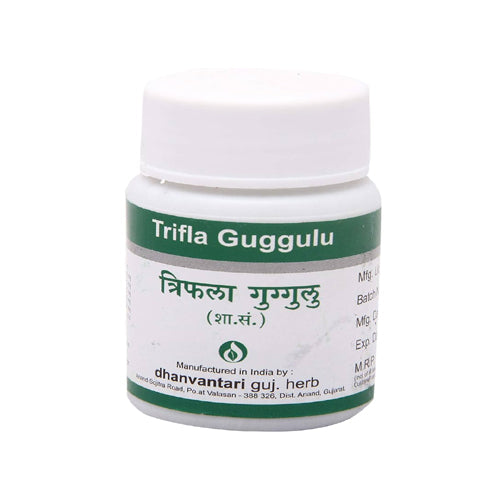 Dhanvantari Guj. Herb Trifla Guggulu 60 Tablets