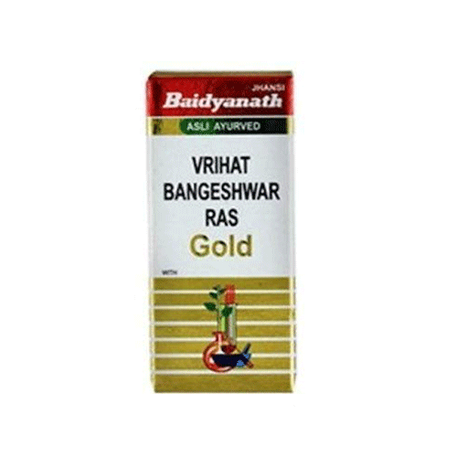 Baidyanath (Jhansi) Vrihat Bangeshwar Ras(Gold) 25 Tablets