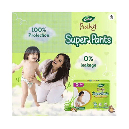 Dabur Baby Super Pants Xl 24 Pants