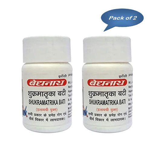 Baidyanath (Jhansi) Shukramatrika Bati 40 Tablets (Pack Of 2)