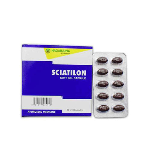 Nagarjuna Ayurveda Sciatilon Soft Gel 10 Capsules (Pack Of 2)