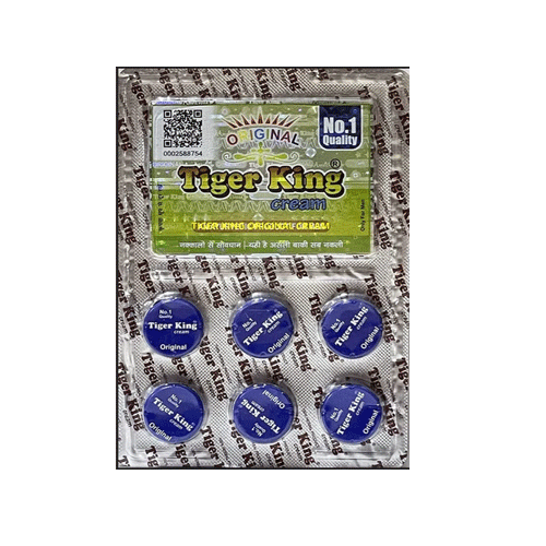 Naman Ayurveda Tiger King Cream (Blue) 6 Pcs