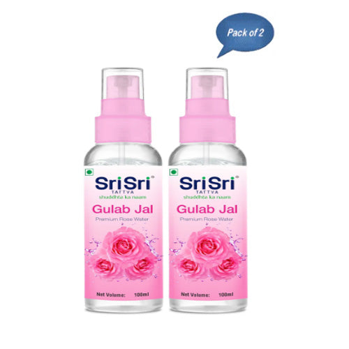 Sri Sri Tattva  Tattva Gulab Jal Premium Rose Water 100 (Pack Of 2)