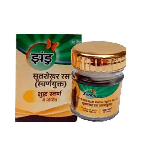 Zandu Sutshekhar Rasa (With Gold) 30 Tablets