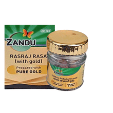 Zandu Rasraj Rasa (With Gold) 30 Tablets