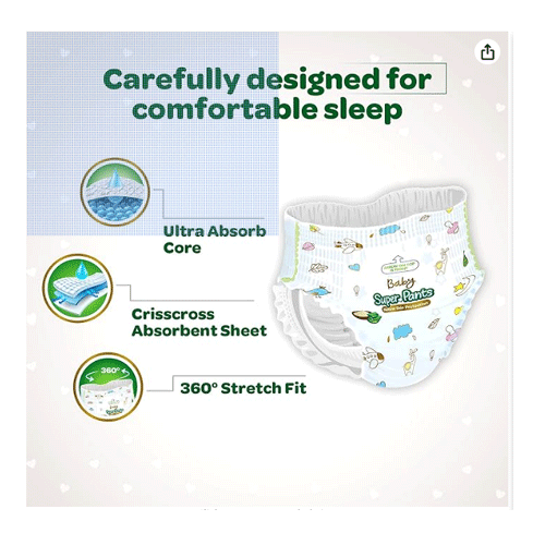 Dabur Baby Super Pants (Small) 42 Pants