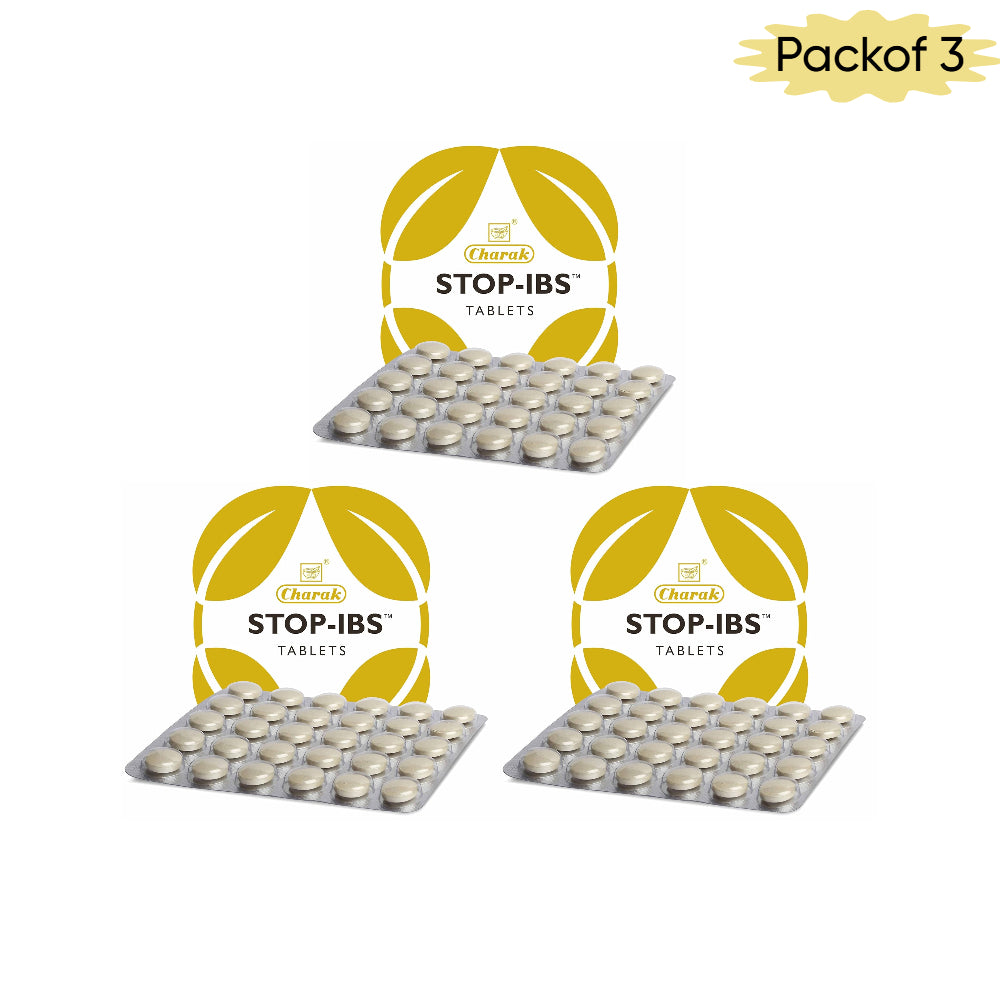 Charak Pharma Stop-Ibs 30 Tablets(Pack of 3)