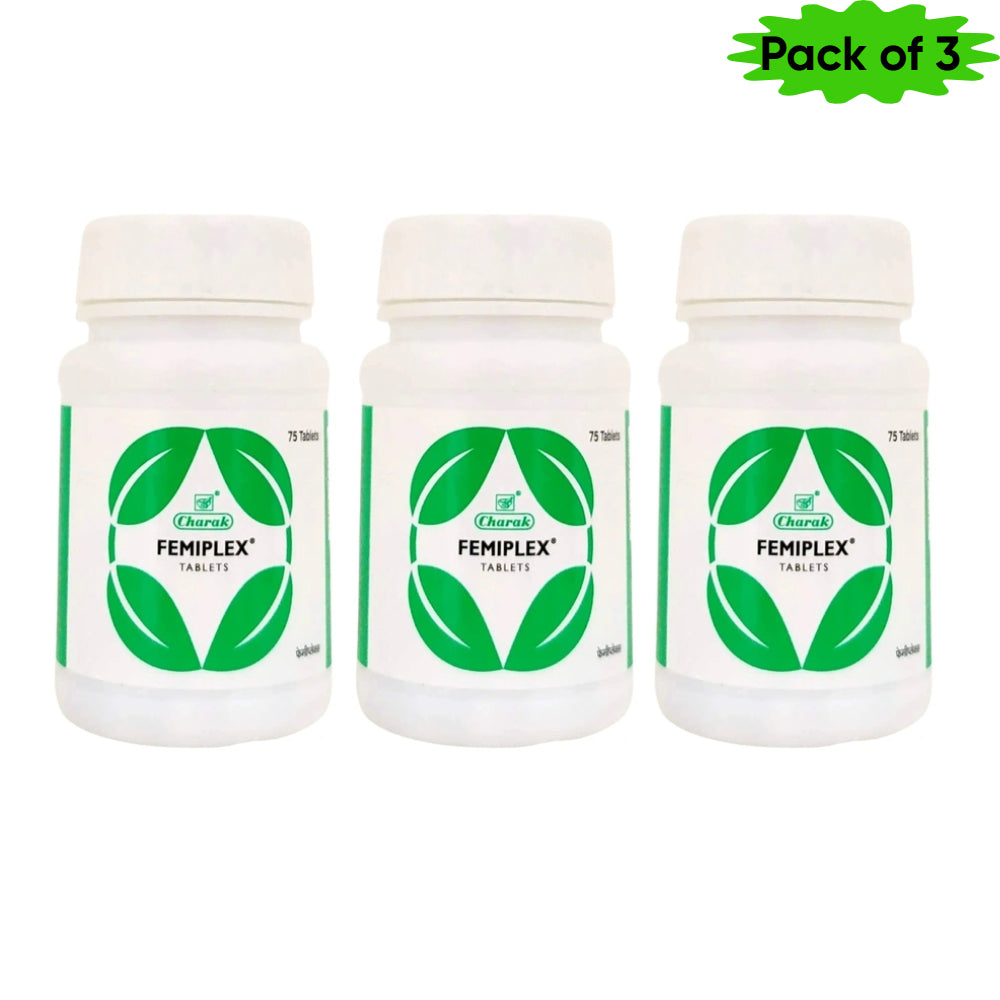 Charak Pharma Femiplex 75 Tablets(Pack of 3)