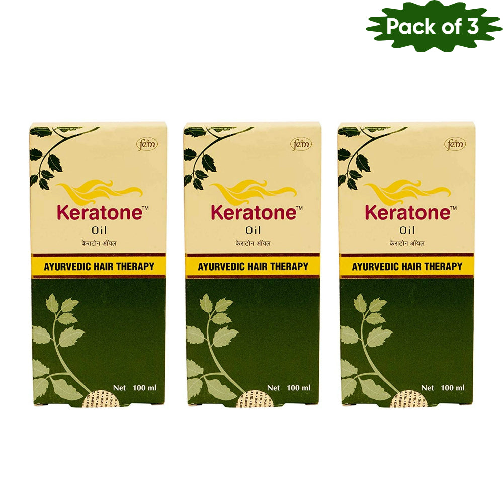 Dabur Keratone Oil 100 Ml(Pack of 3)