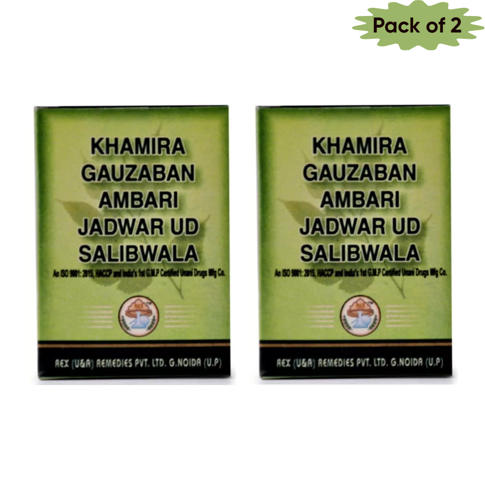 Rex Remedies Khamira Gawzaban Ambari Jadwar Ood Saleeb Wala 60 Gm(Pack of 2)