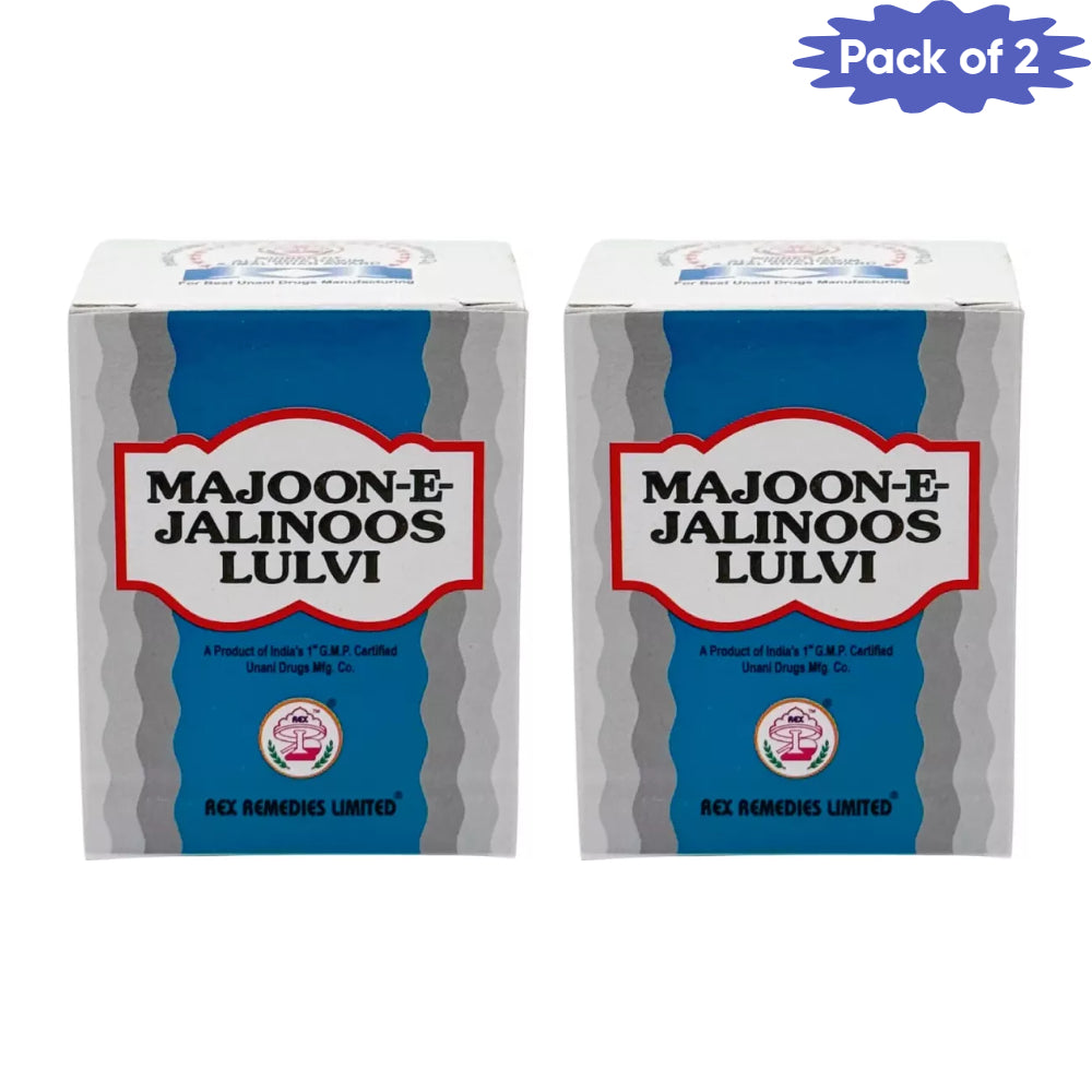 (Rex Remedies Majun Jalinoos Lulvi 125 Gm(Pack of 2)