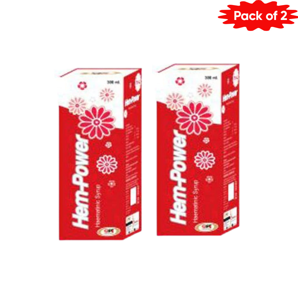 Opi Group Hem-Power Syrup 300 Ml(Pack of 2)