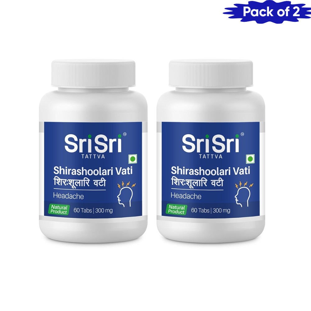 Sri Sri Tattva Shirashoolari Vati 60 Tablets(Pack of 2)