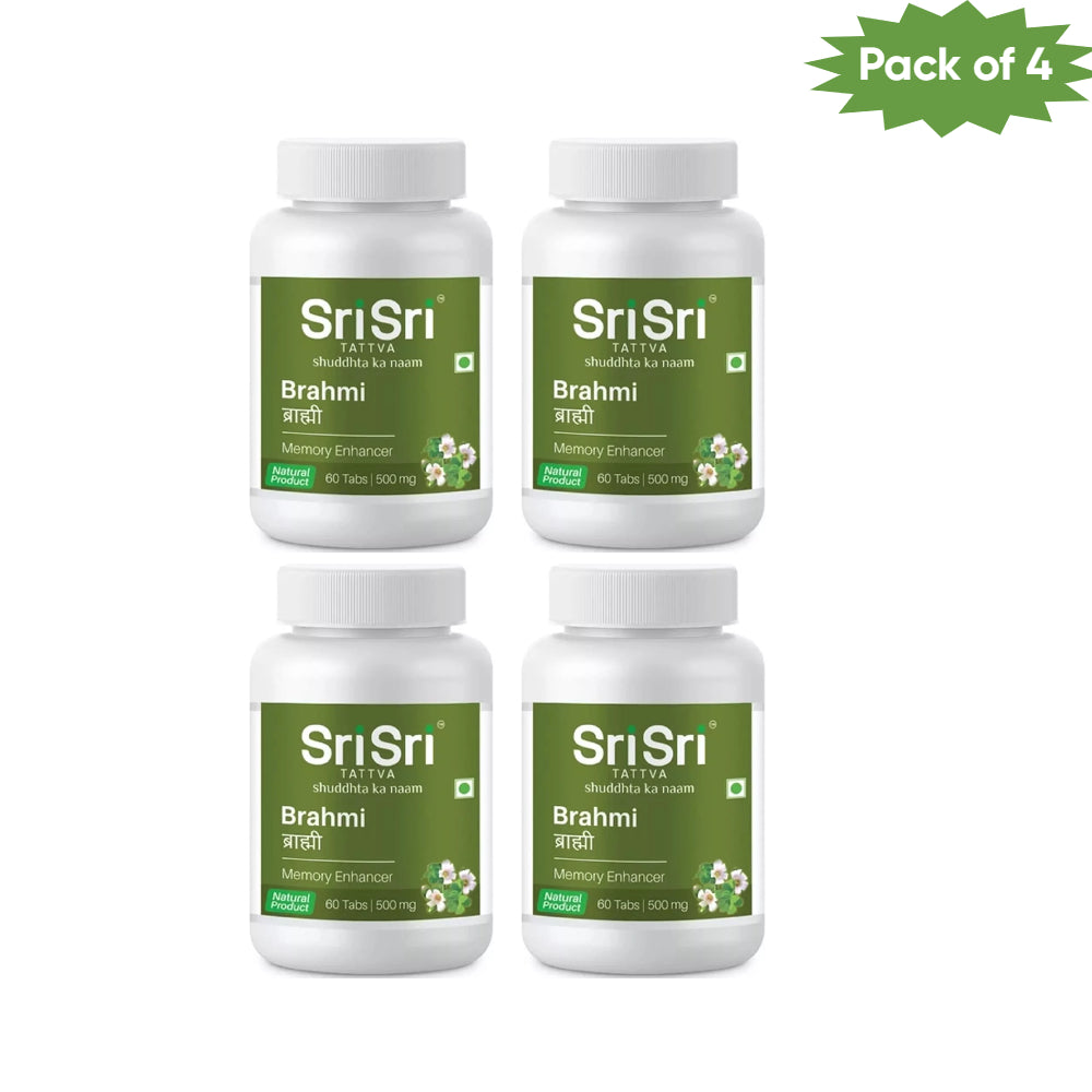 Sri Sri Tattva Brahmi 60 Tablets(Pack of 4)