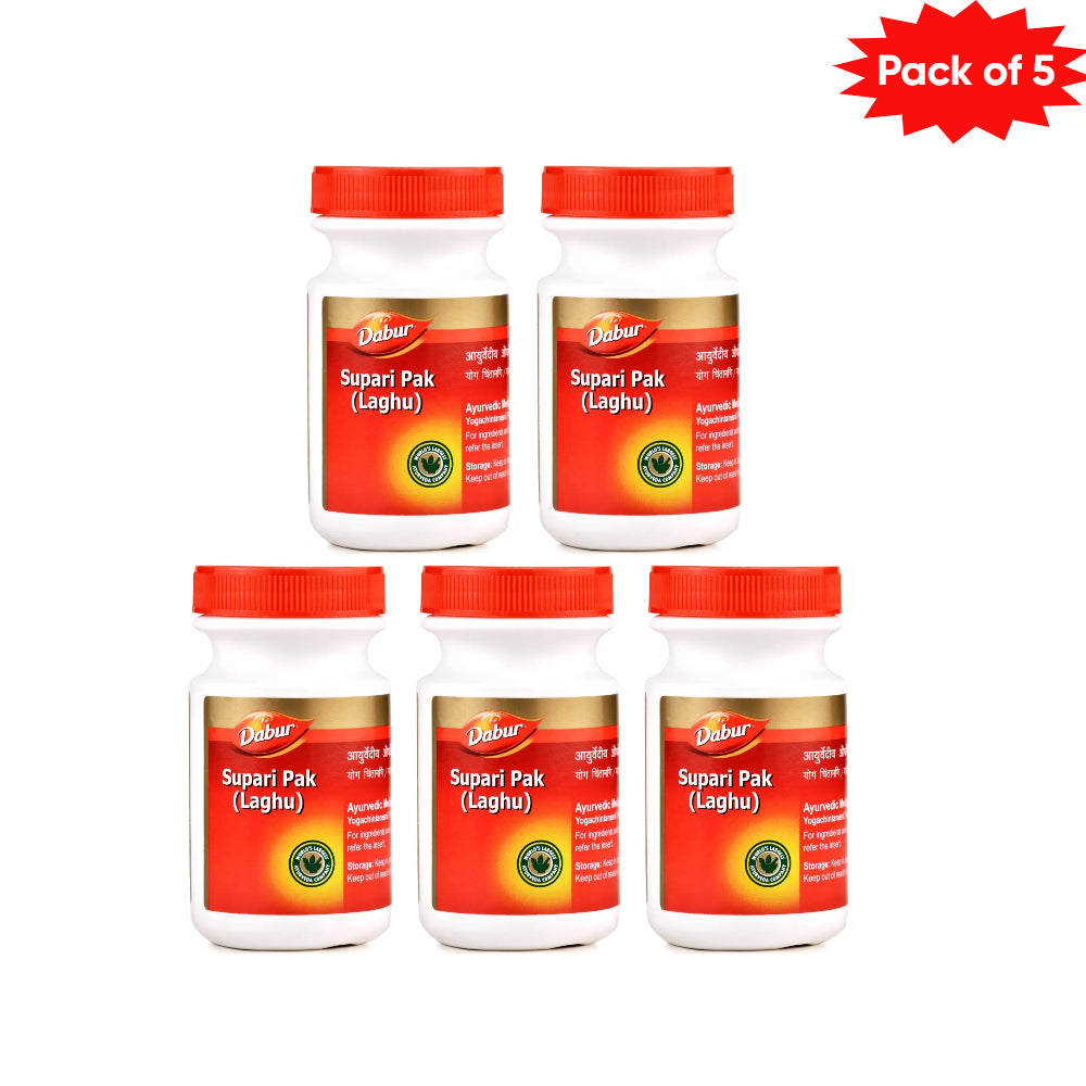 Dabur Supari Pak (Laghu) 125 Gm)(Pack of 5)