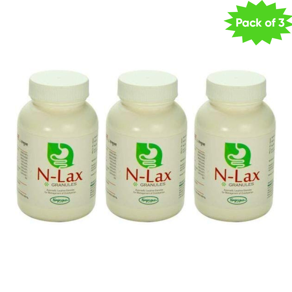 Nagarjun (Gujarat) N-Lax Granules 100 Gm(Pack of 3)