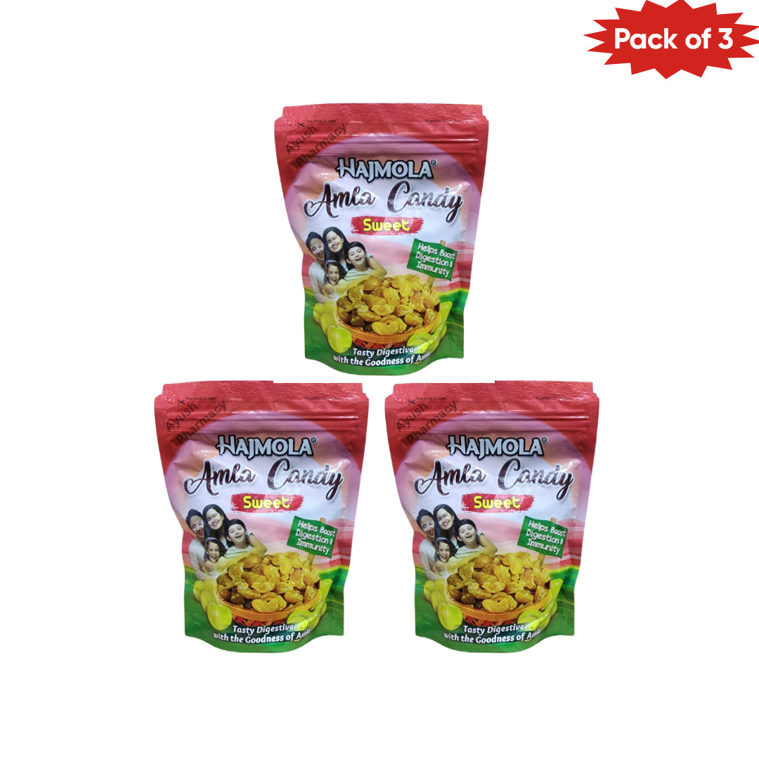 Dabur Hajmola Amla Candy Sweet 200 Gm(Pack of 3)