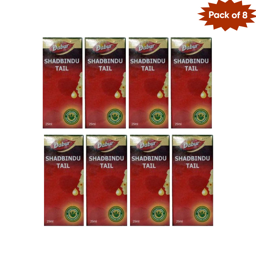 Dabur Shadbindu Tail 25 Ml(Pack of 8)