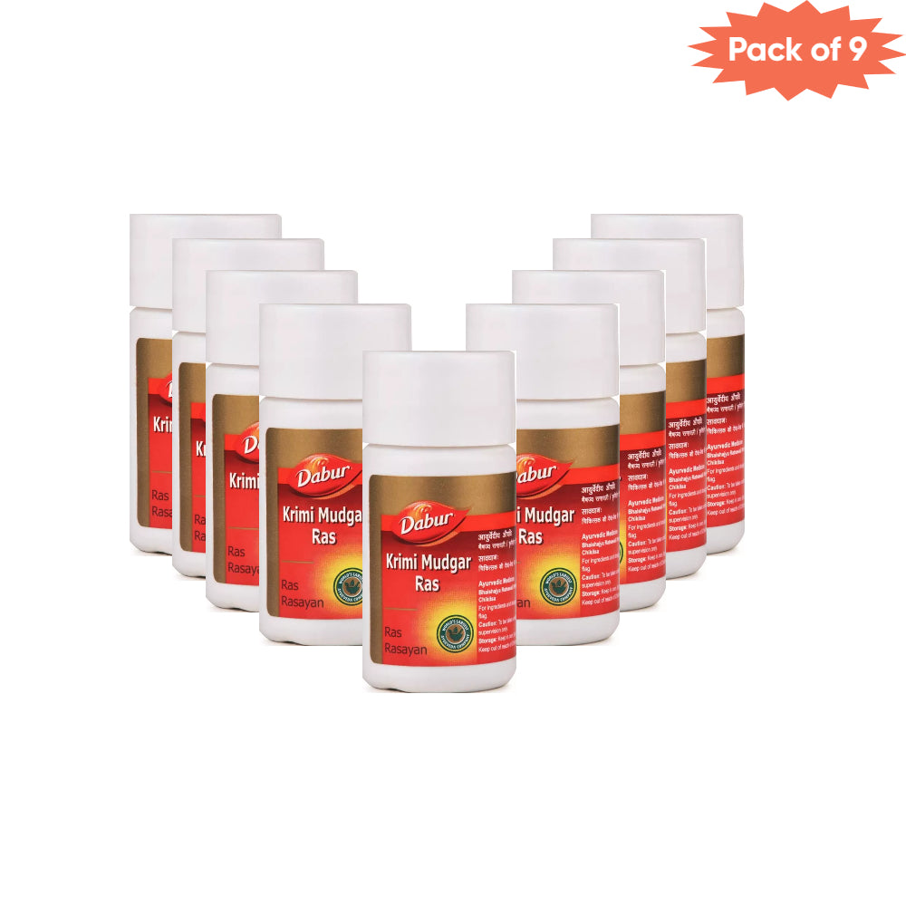 Dabur Krimi Mudgar Ras 40 Tablets(Pack of 9)