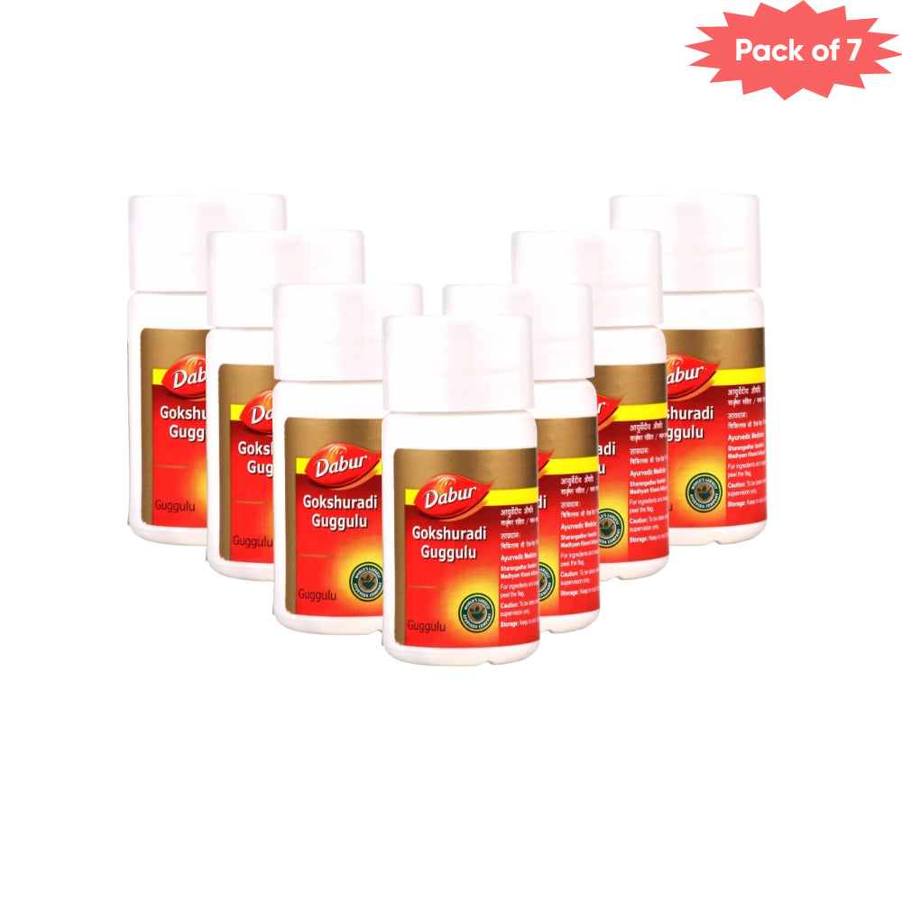 Dabur Gokshuradi Guggulu 40 Tablets(Pack of 7)