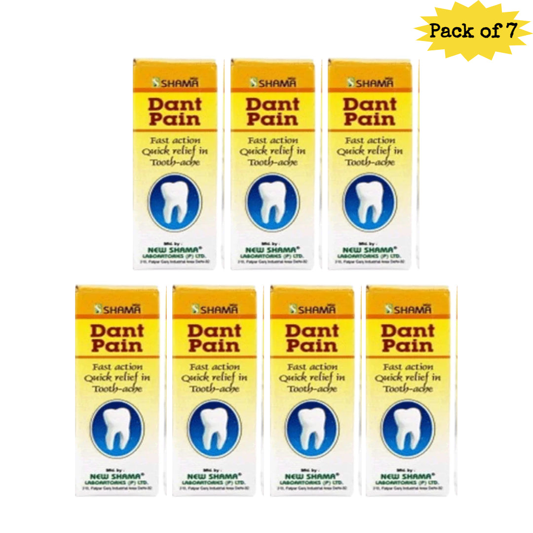 New Shama Dant Pain 5 Ml(Pack of 7)