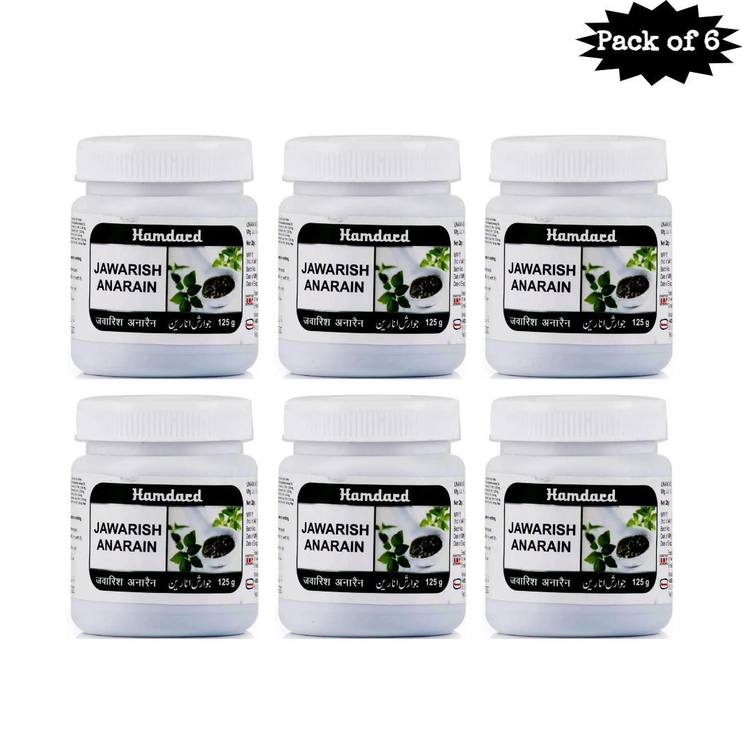 Hamdard Jawarish Anarain 125 Gm(Pack of 6)
