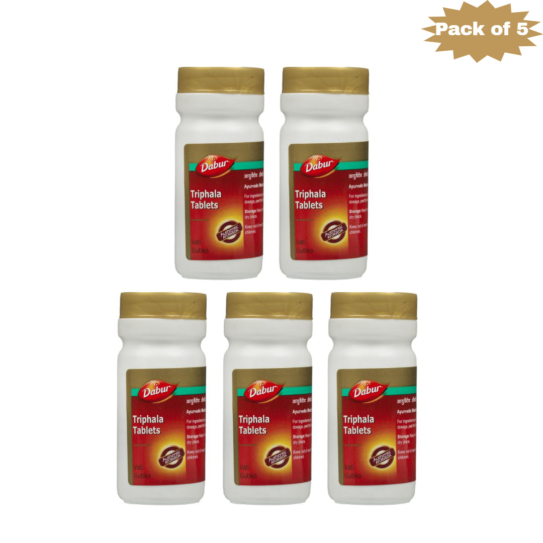 Dabur Triphala 60 Tablets(Pack of 5)