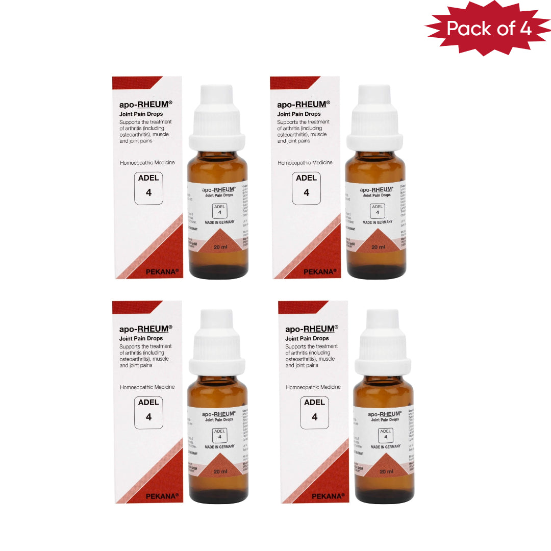 Adel Germany Adel 4 (Joint Pain Drops) 20 Ml(Pack of 4)