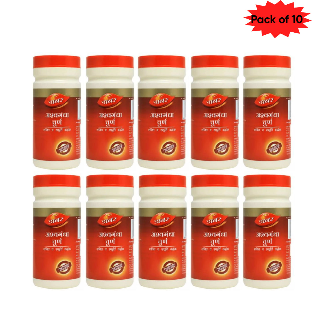Dabur Ashwagandha Churna 100 Gm(Pack of 10)