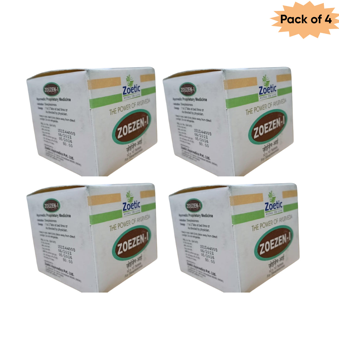 Zoetic Zoezen-I 10 Capsules(Pack of 4)