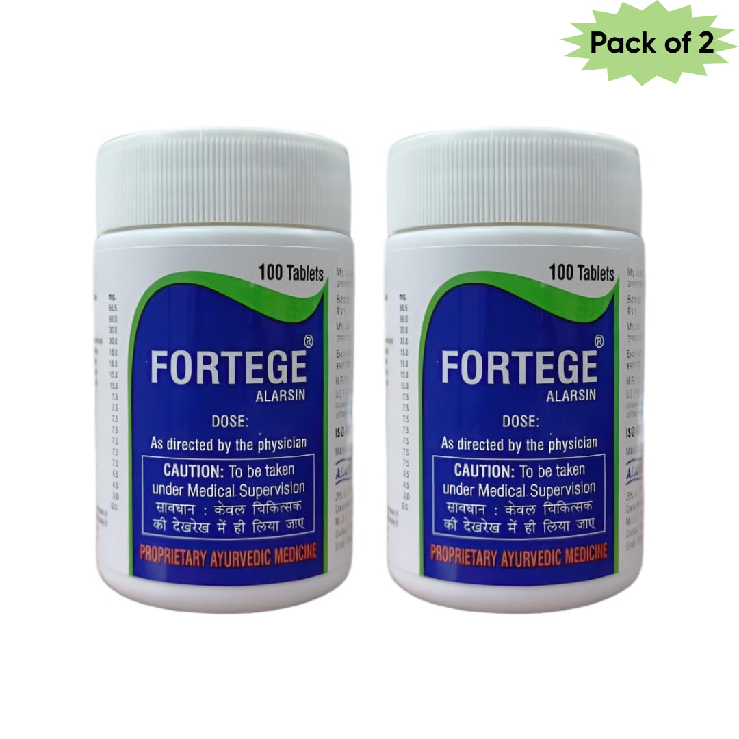 Alarsin Fortege 100 Tablets(Pack of2)