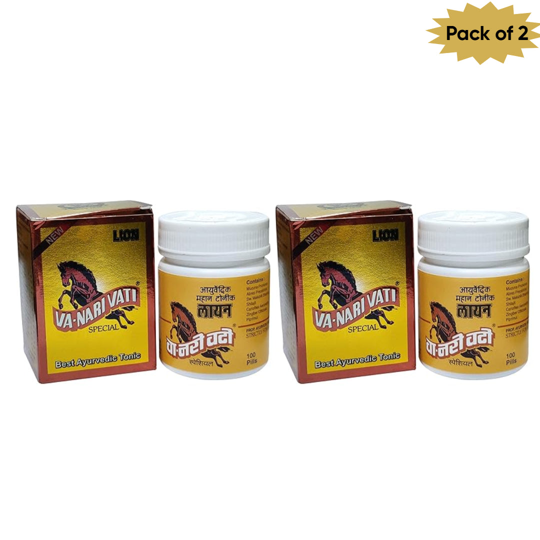 Lion Brand Va-Nari Vati 100 Tablets(Pack of 2)