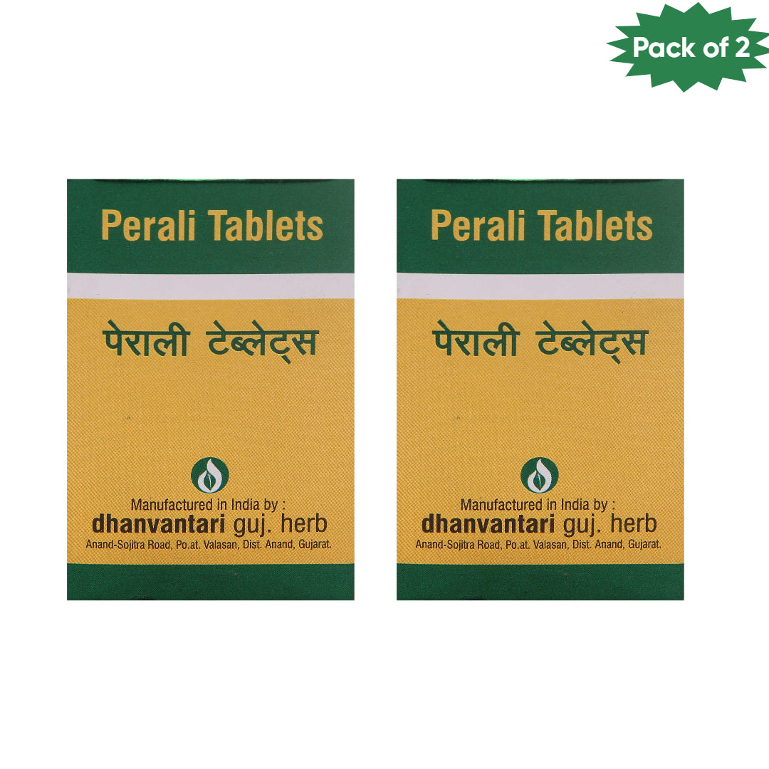 Dhanvantari Guj. Herb Perali 20 Tablets(Pack of 2)