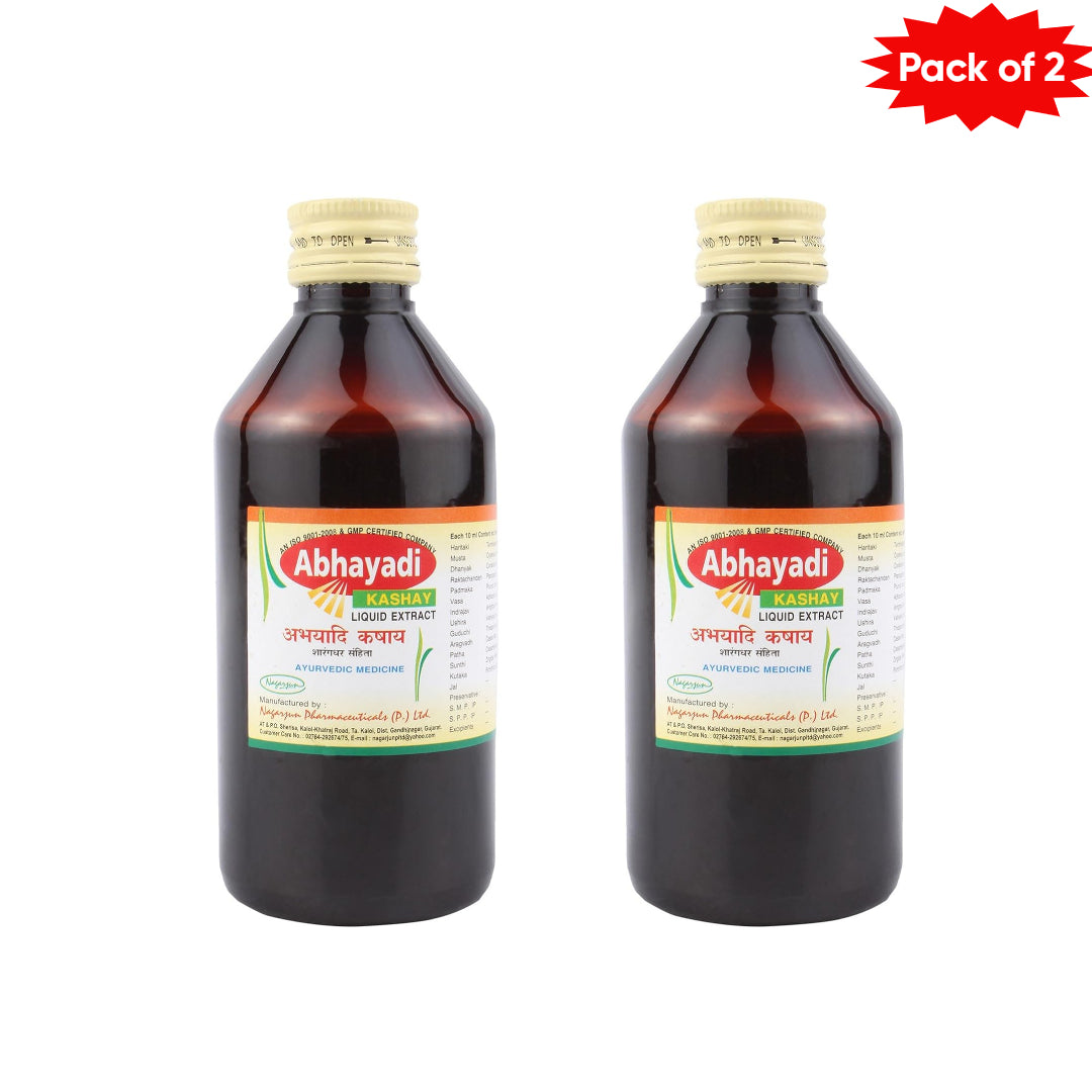 Nagarjun (Gujarat) Abhayadi Kashay 200 Ml(Pack of 2)