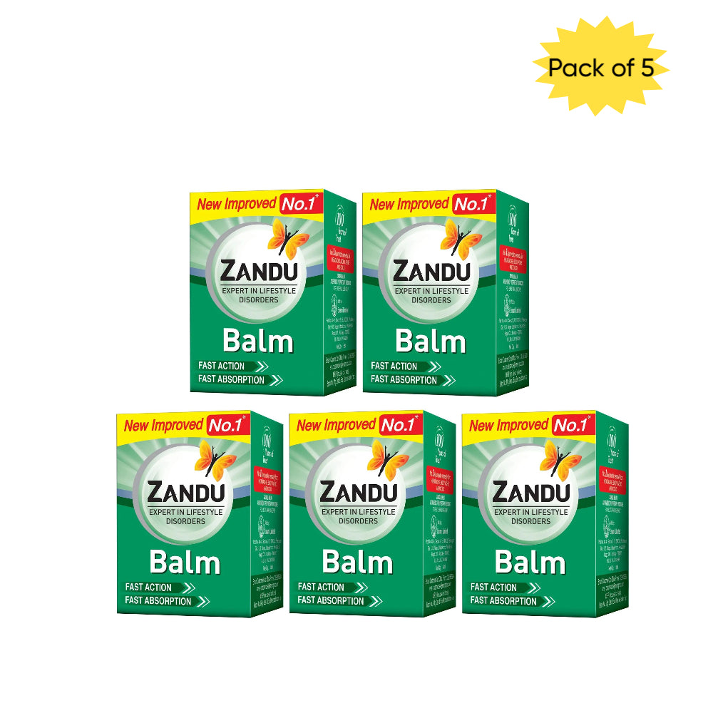 Zandu Balm 8 Ml(Pack of 5)