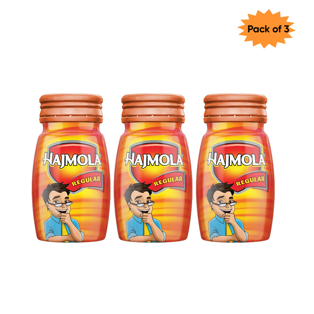 Dabur Hajmola Regular 120 Tablets(Pack of 3)