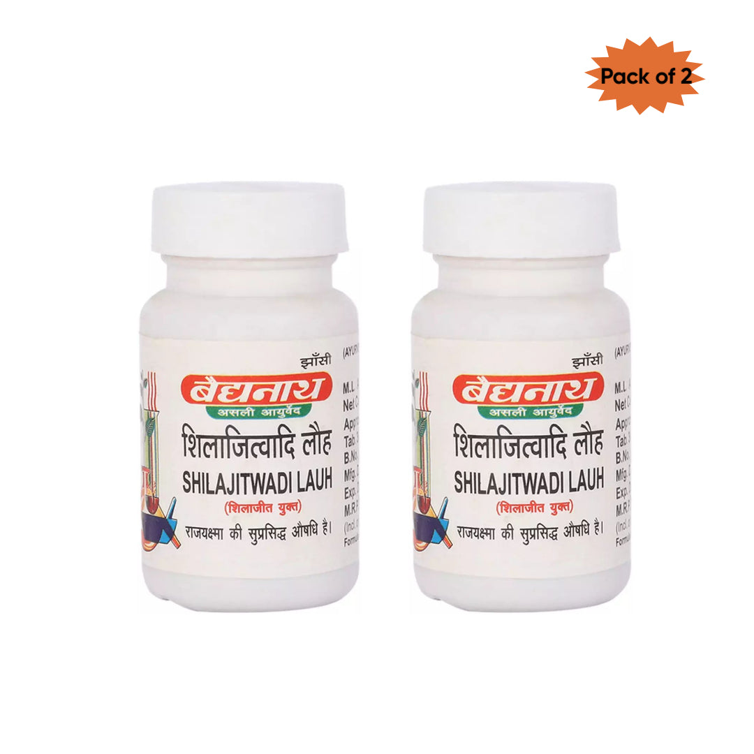 Baidyanath (Jhansi) Shilajitwadi Lauh 40 Tablets(Pack of 2)