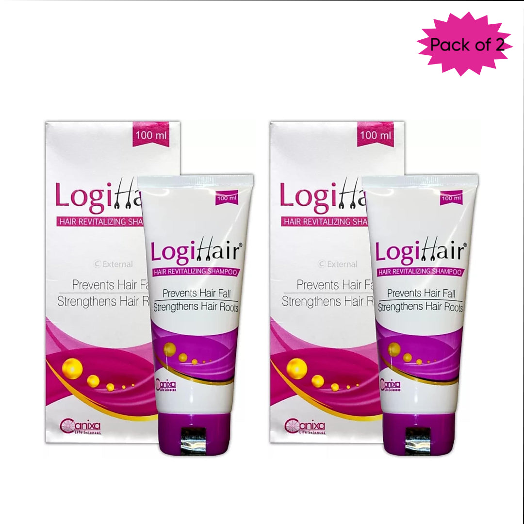 Canixa Logihair Revitalizing Shampoo 100 Ml(Pack of 2)