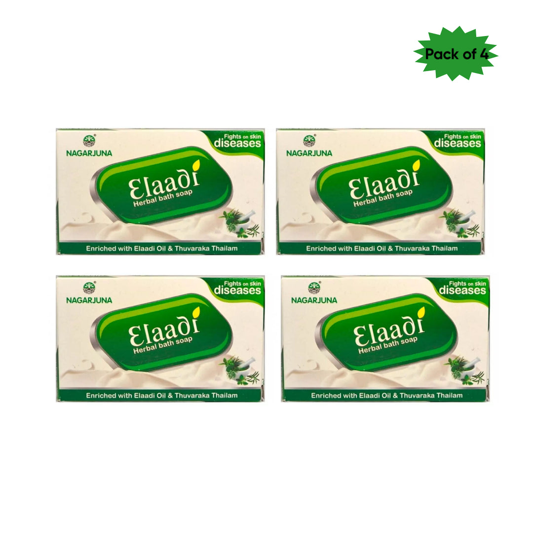 Nagarjuna Ayurveda Elaadi Soap 75 Gm(Pack of 4)