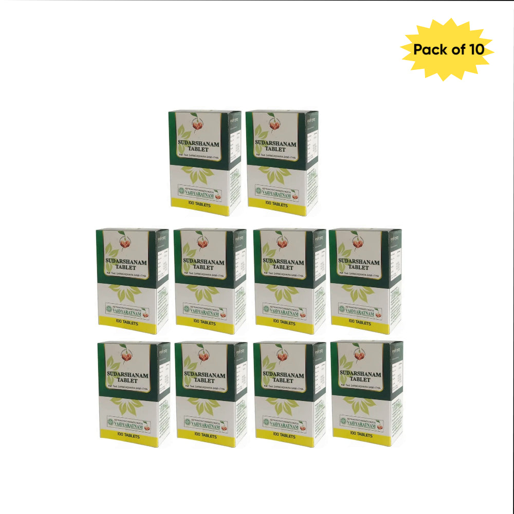 Vaidyaratnam Sudarshanam 10 Tablets(Pack of 10)