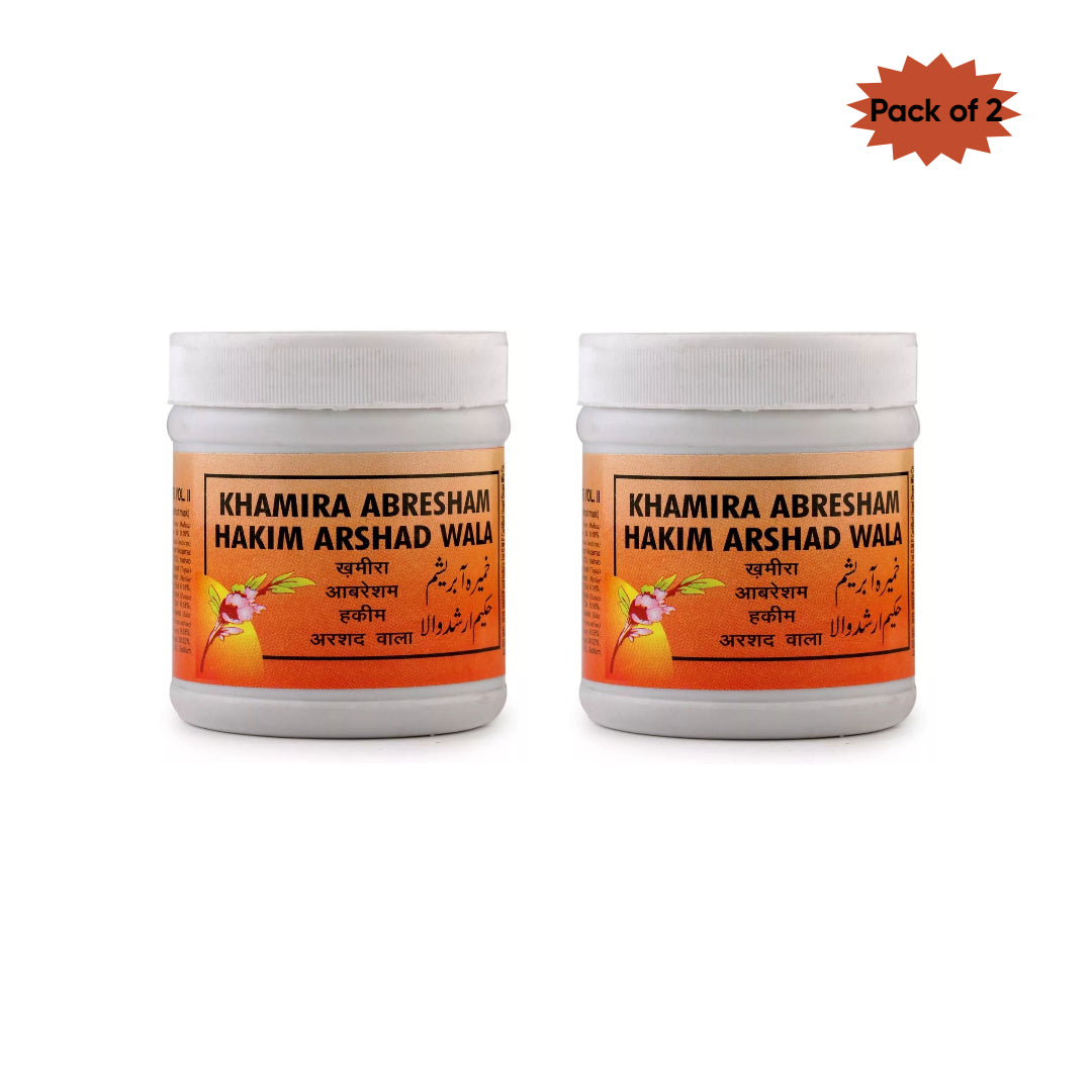 Rex Remedies Khamira Abresham Hakim Arshad Wala 200 Gm(Pack of 2)