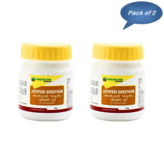 Nagarjuna Ayurveda Jathyadi Ghrutham 50 Gm(Pack of 2)
