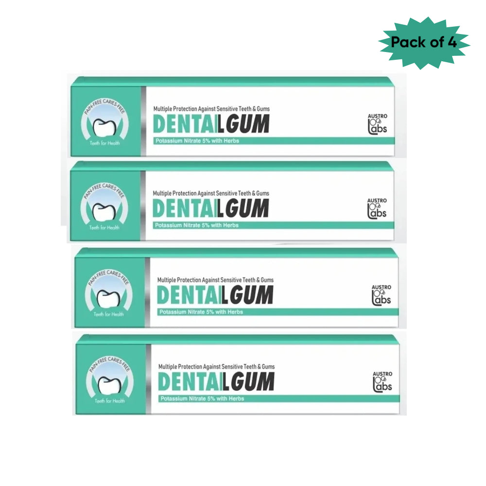 Austro Labs Dentail Gum Toothpaste 75 Gm(Pack of 4)