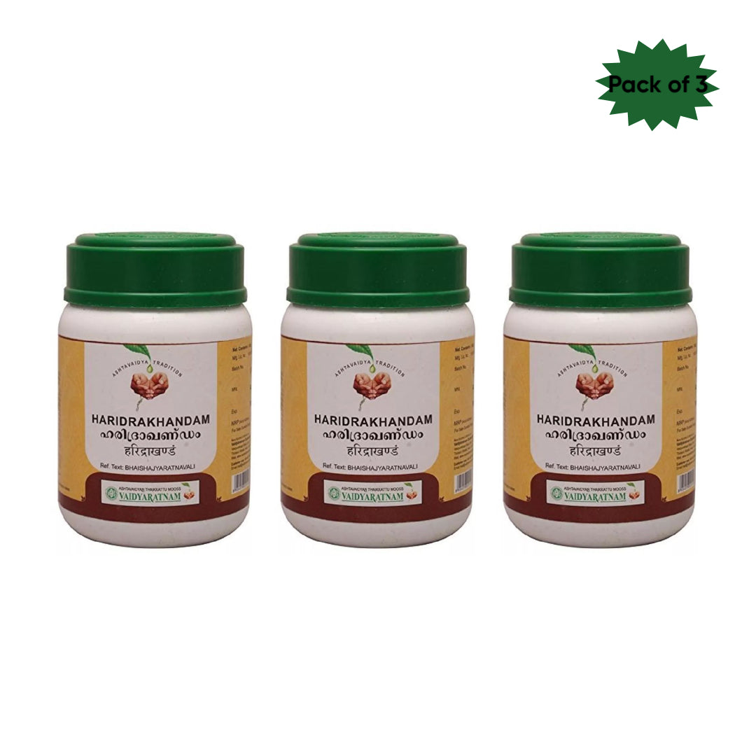 Vaidyaratnam Haridrakhandam 100 Gm(Pack of 3)