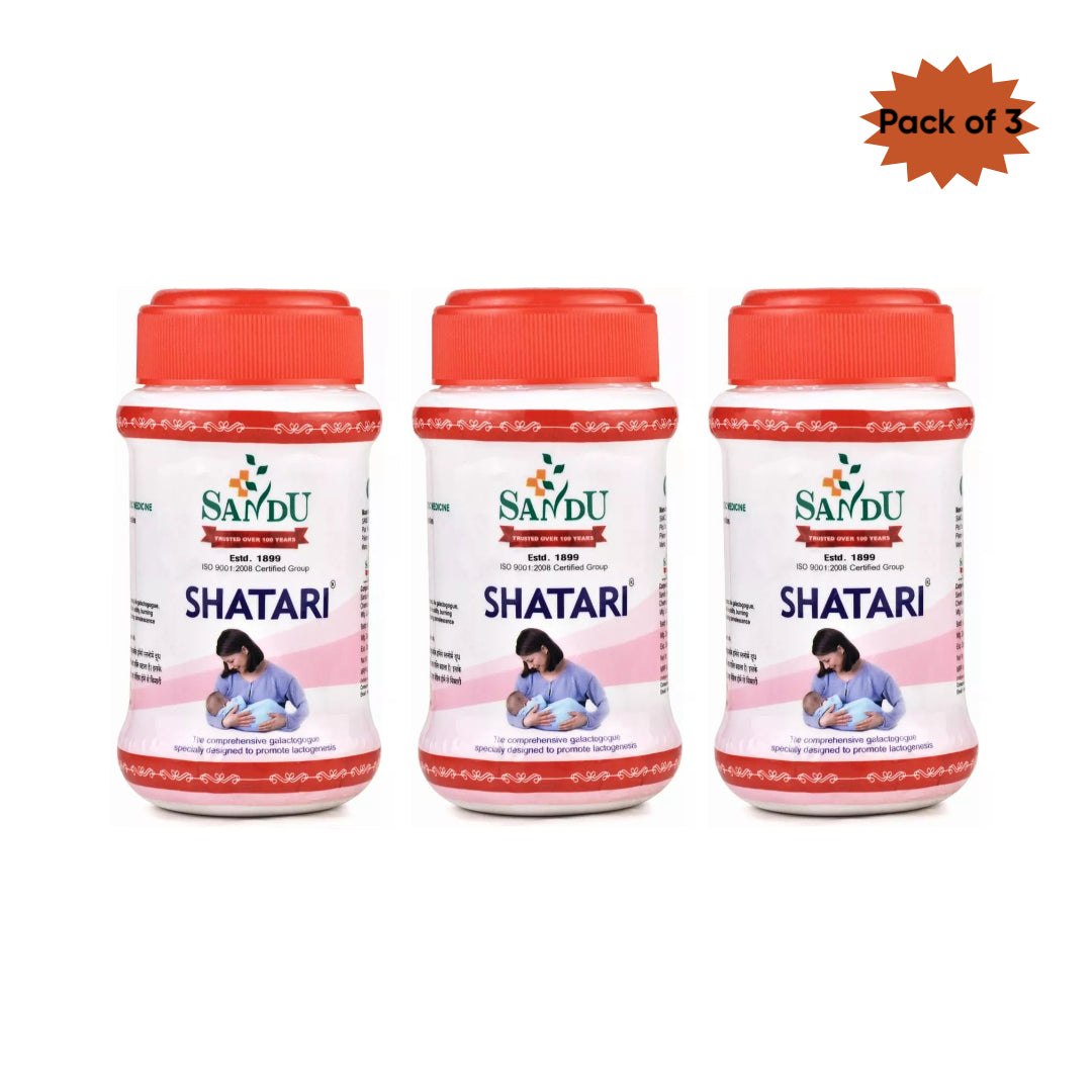 Sandu Pharmaceuticals Shatari Grenules 200 Gm(pack of 3)