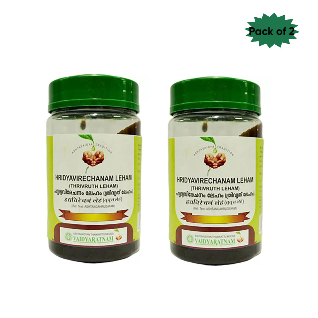 Vaidyaratnam Hridyavirechanam Leham 250 Gm(Pack of 2)