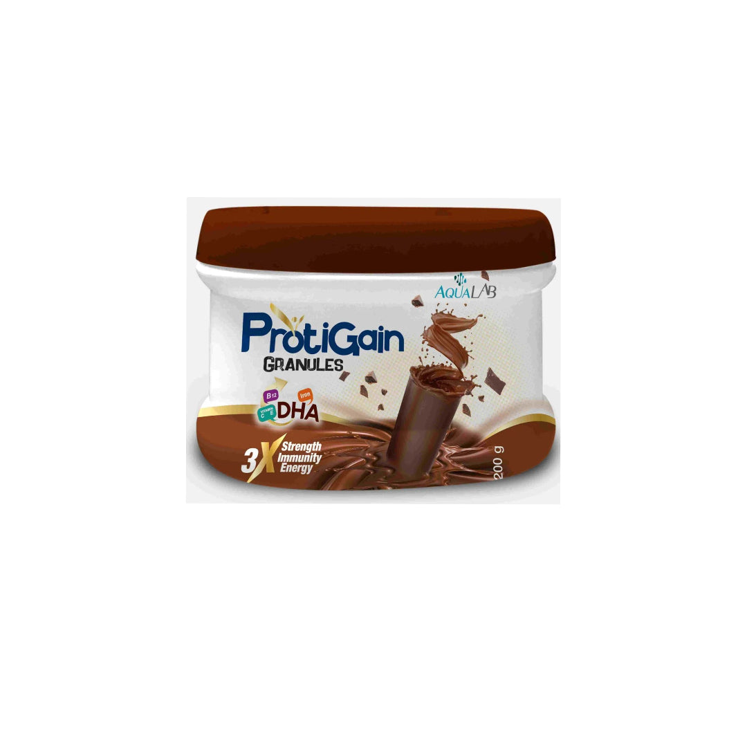 Aqualab Protigain (Chocolate)Granules 200 Gm